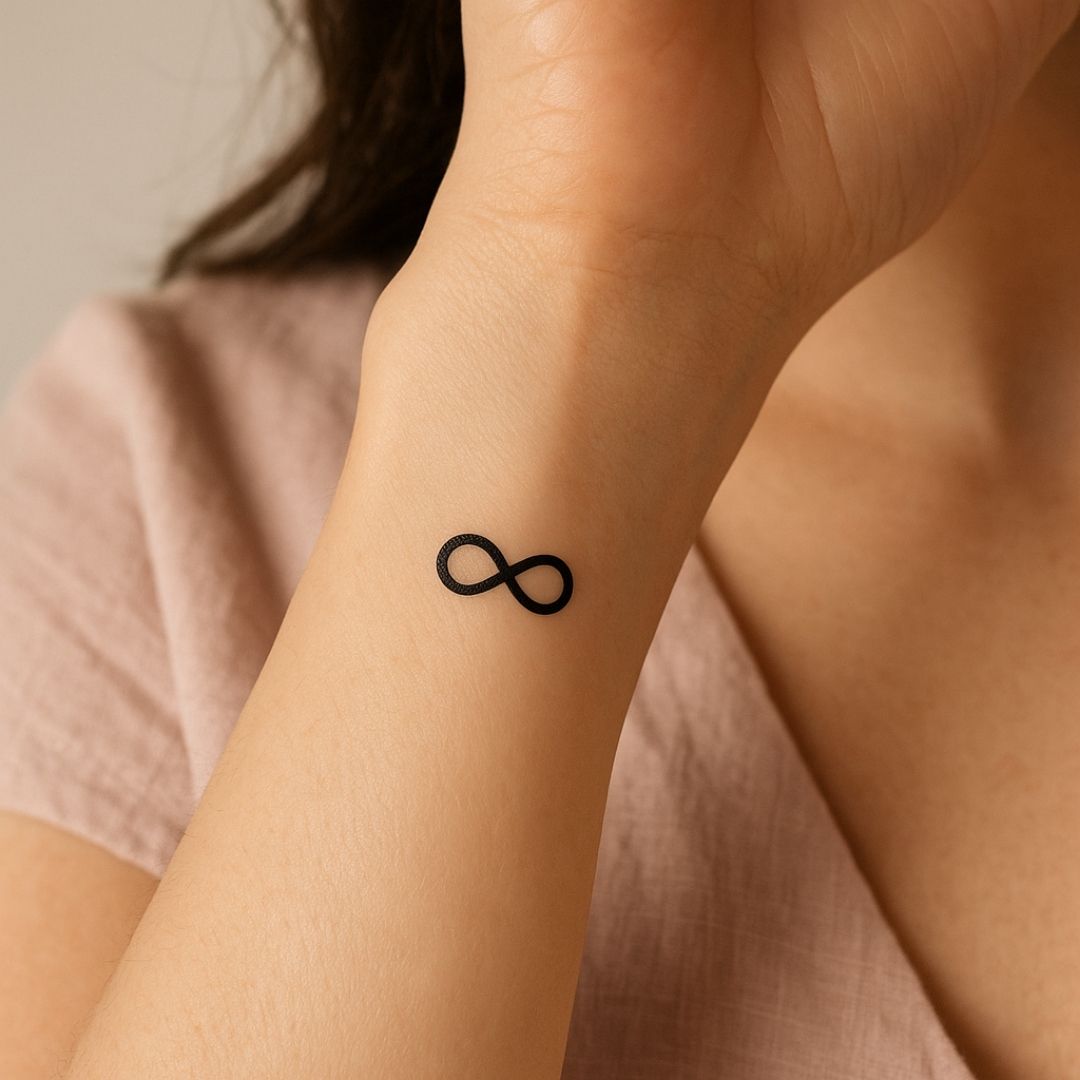tatuagem de infinito vs tatuagem de eternidade