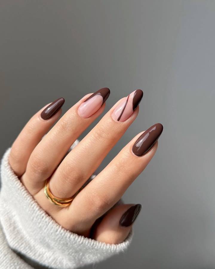 unha de gel decorada nude delicada