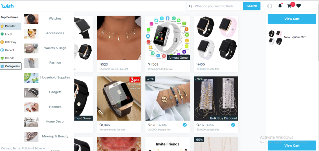 Site De Compras Wish