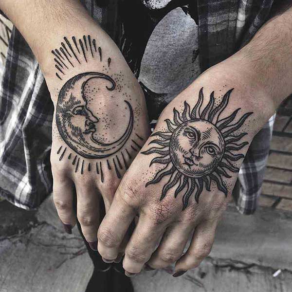 tatuagem sol braço