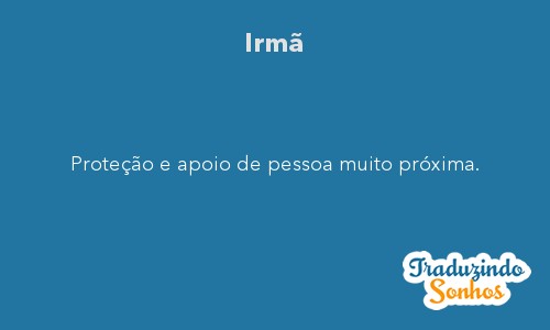 sonhar com irmã falecida
