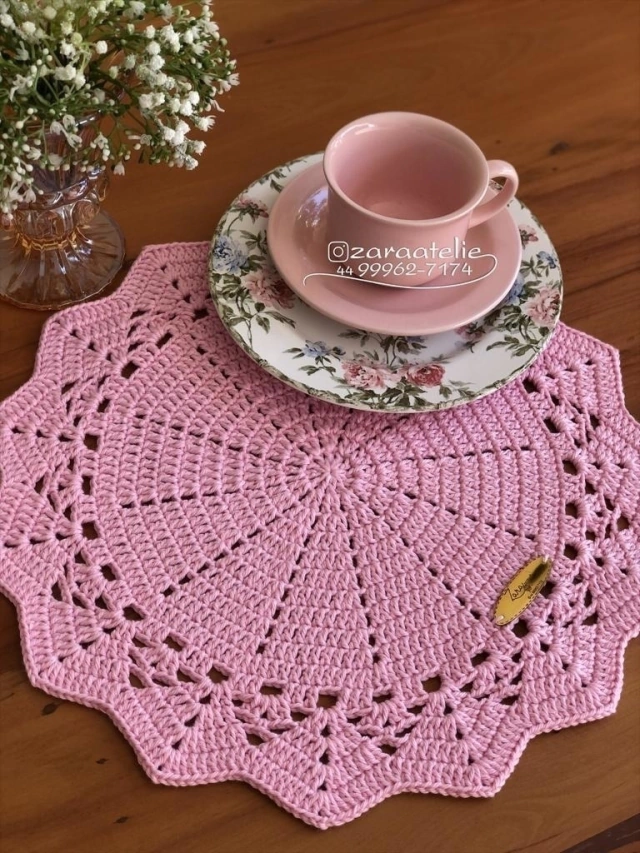 Sousplat de Crochê: Modelos Clássicos