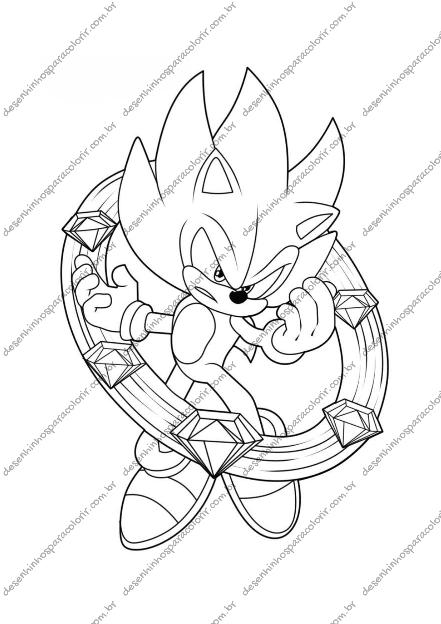 Super Sonic para pintar