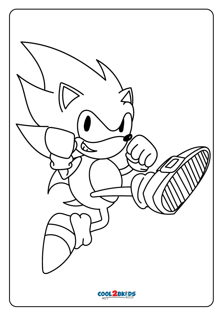 desenhos do Sonic e amigos para colorir