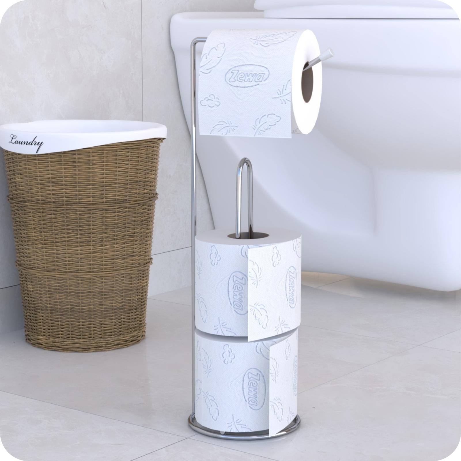 suporte papel higiênico chão