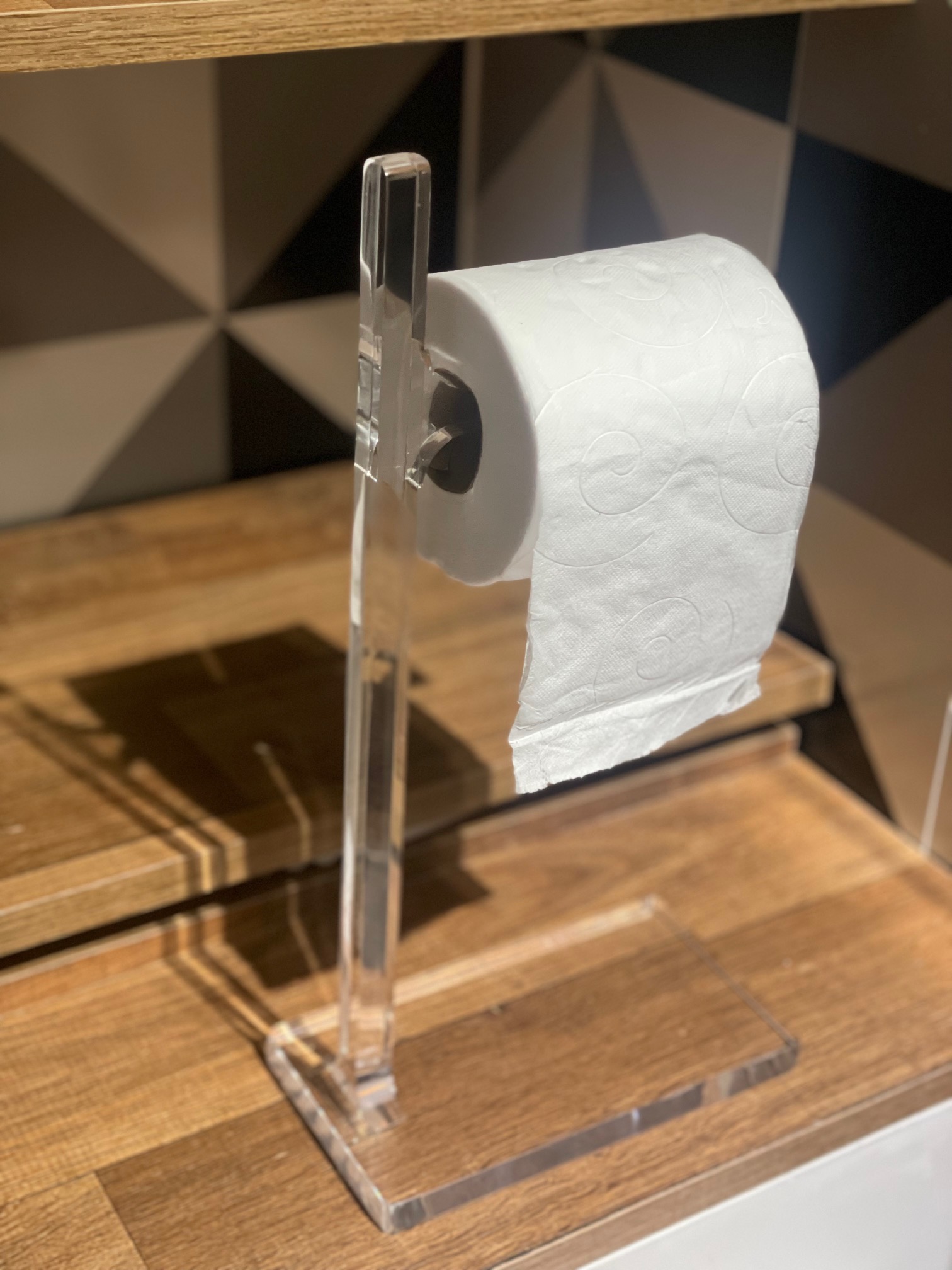 suporte papel higiênico adesivo