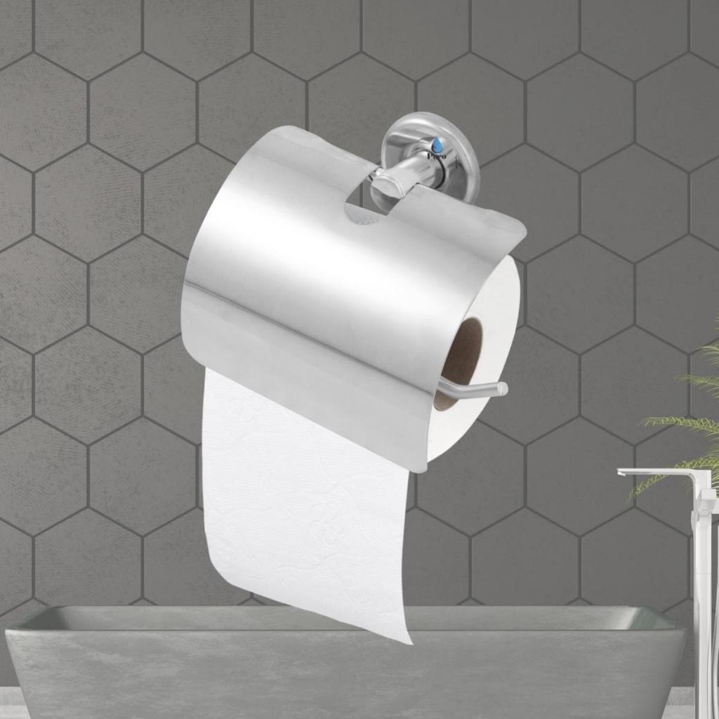 suporte papel higiênico com prateleira