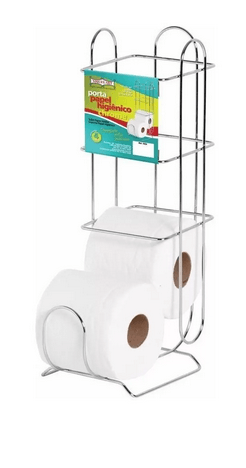 suporte papel higiênico chão
