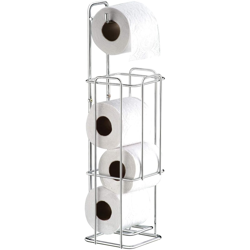 suporte papel higiênico com prateleira