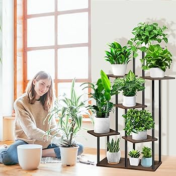 suporte de plantas de chão