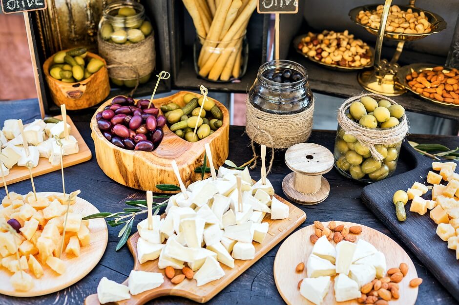 melhores queijos para tábua de frios