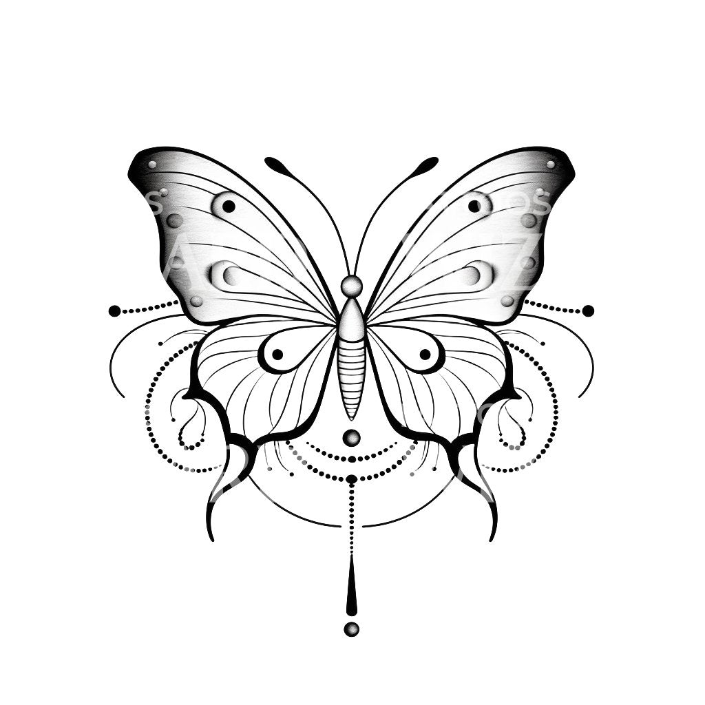 tattoo borboleta desenho