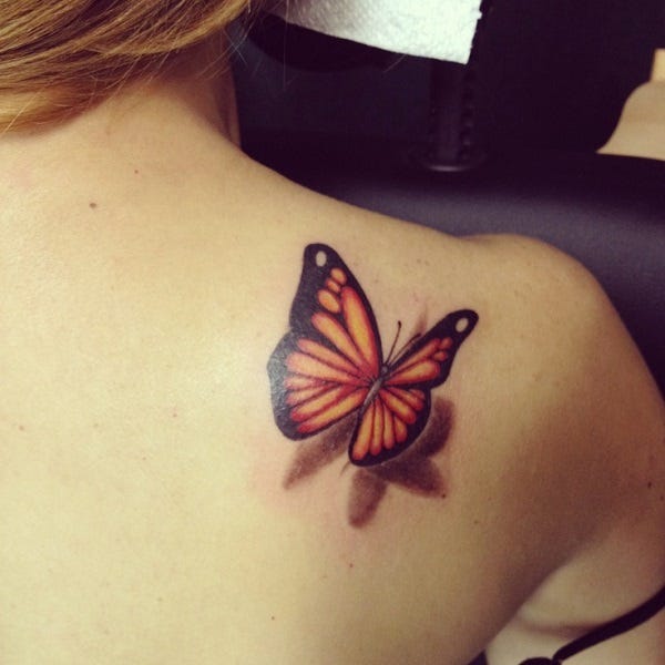 ideias de desenhos de tatuagem borboleta inspiradoras