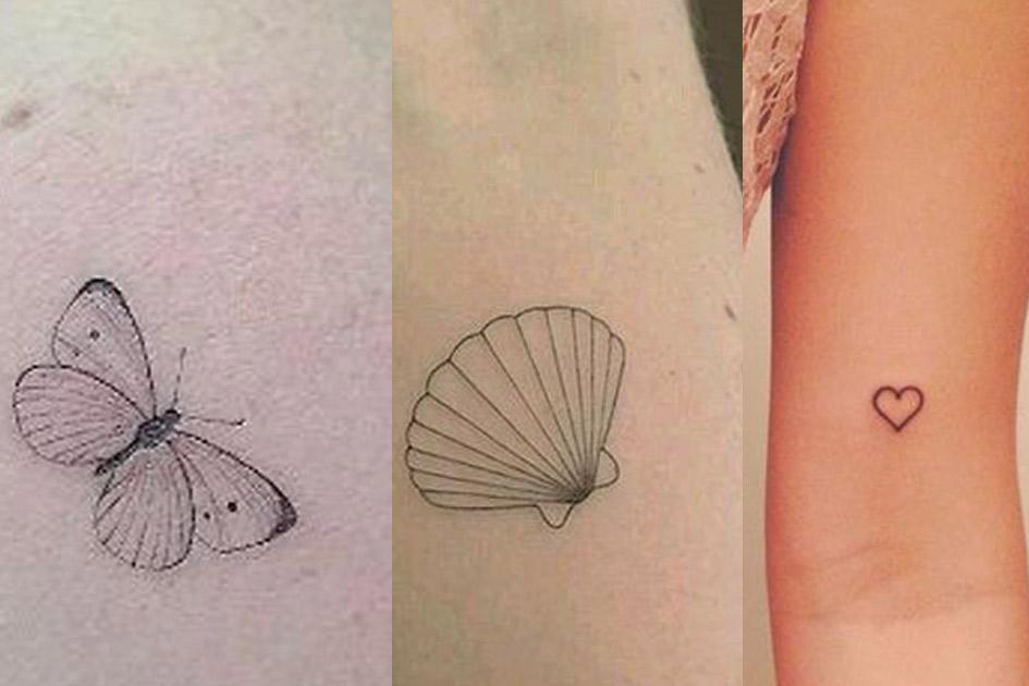 tatuagem delicada feminina vs tatuagem tradicional