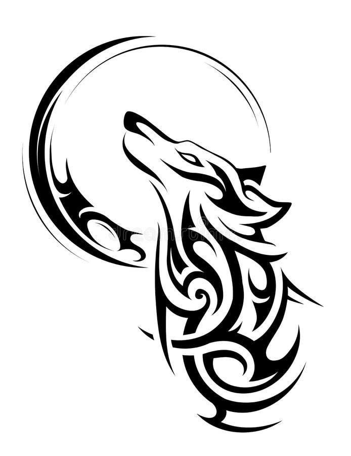 tatuagem de lobo masculina