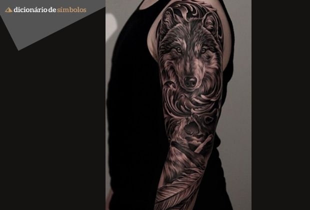 significado tatuagem de lobo