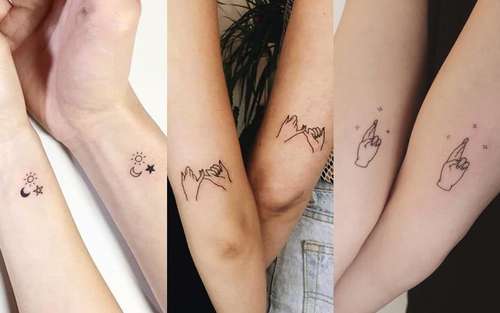 tatuagem minimalista de flor de lótus