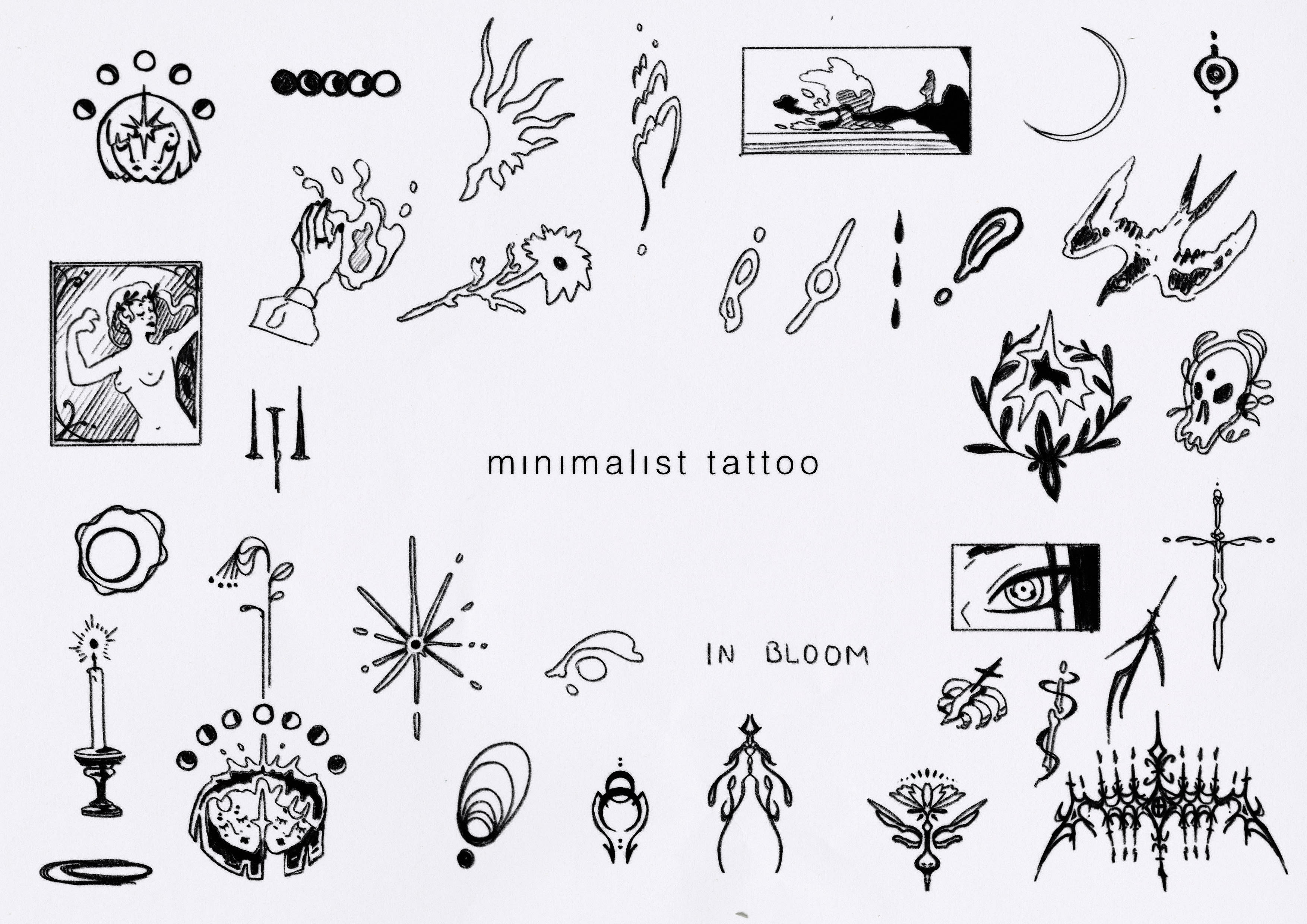 ideias de tatuagem minimalista para inspirar