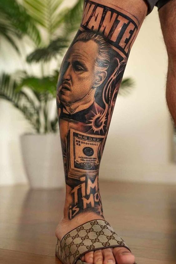 tatuagem mandala canela