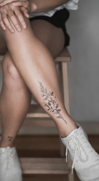 tatuagem fechamento canela