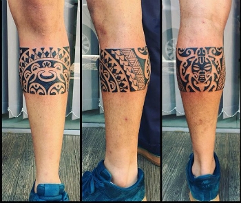 tatuagem realista canela