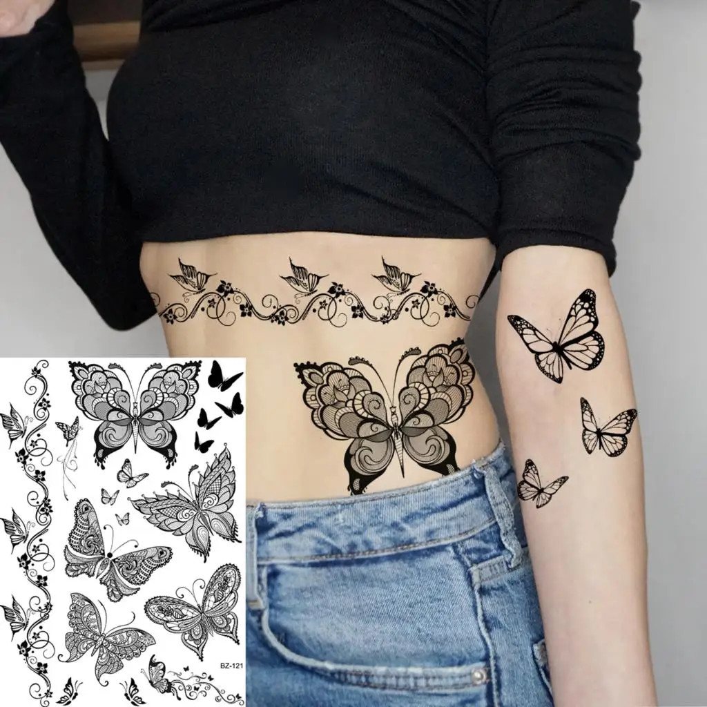 como escolher desenho tatuagem borboleta coxa