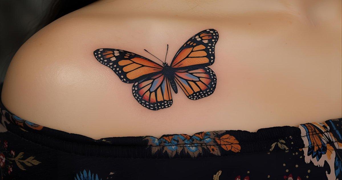 ideias tatuagem borboleta delicada feminina