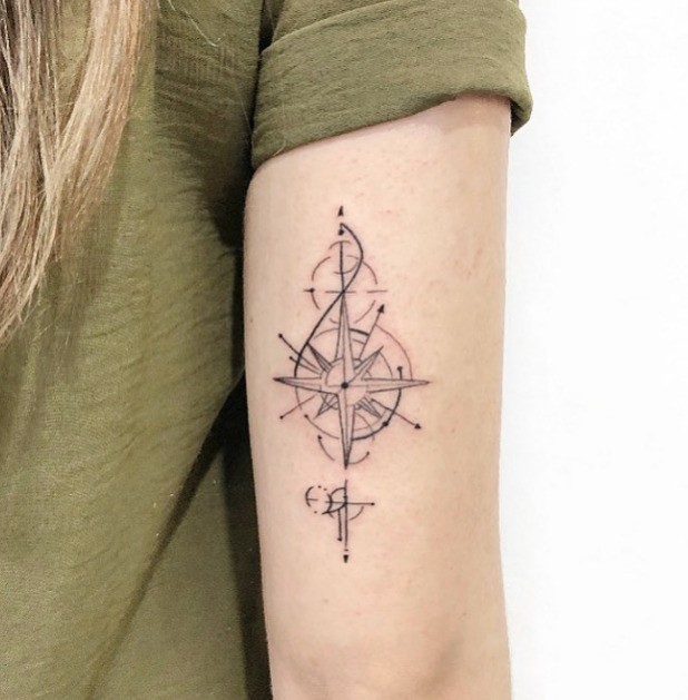 tatuagem bússola feminina fineline: o guia definitivo para um design minimalista