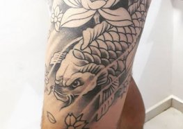 ideias de tatuagem carpa para inspiração