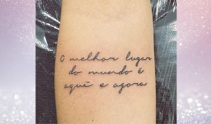 Frases Motivacionais em Inglês e Latim para Tatuar