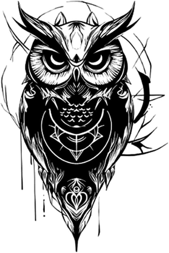 tatuagem coruja desenho