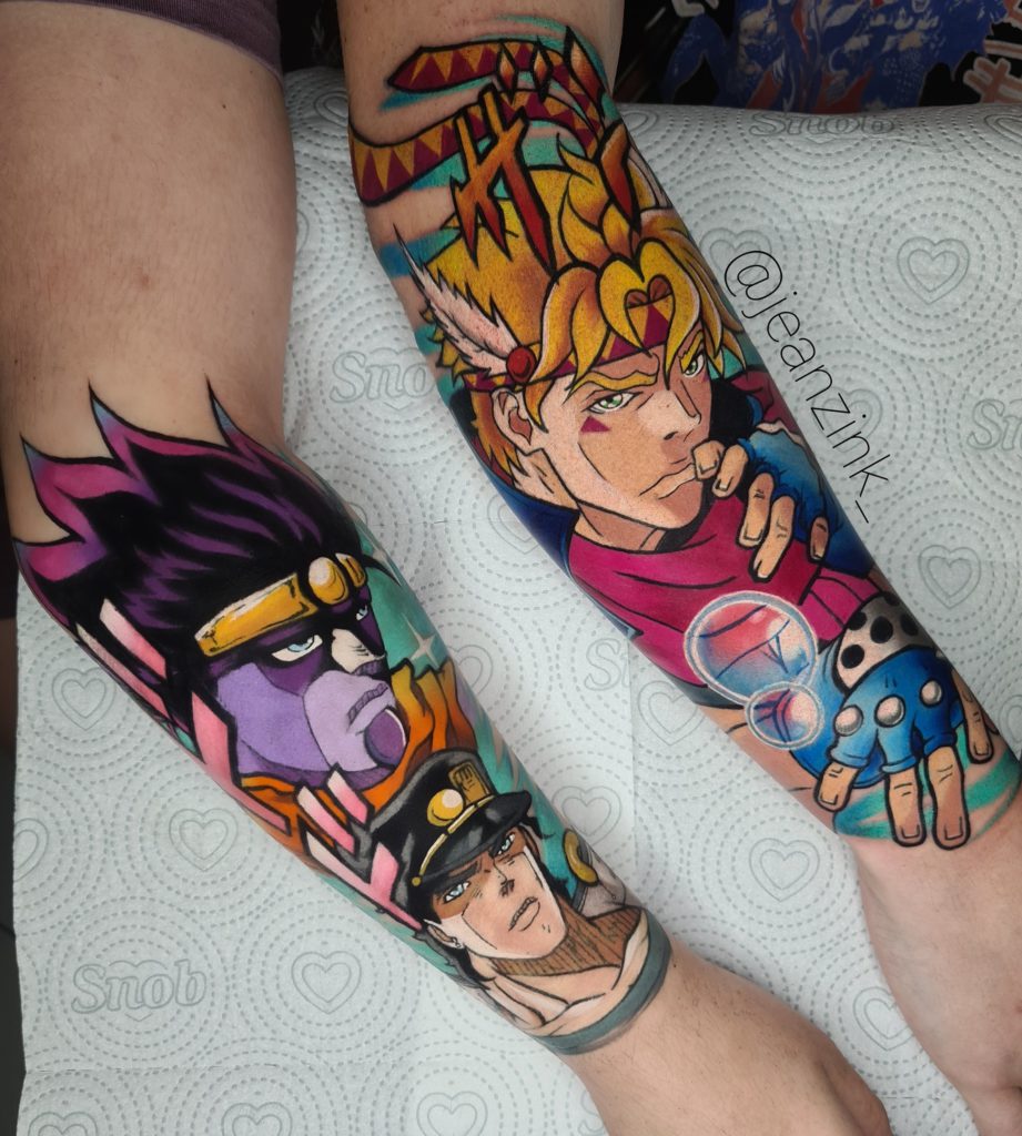 melhores personagens de anime para tatuar no braço