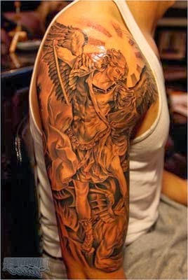 significado tatuagem anjo braço