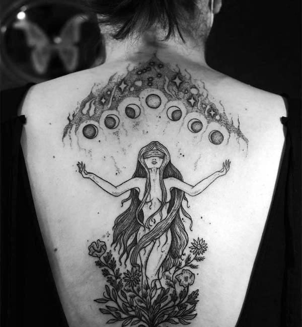 tatuagem de bruxa