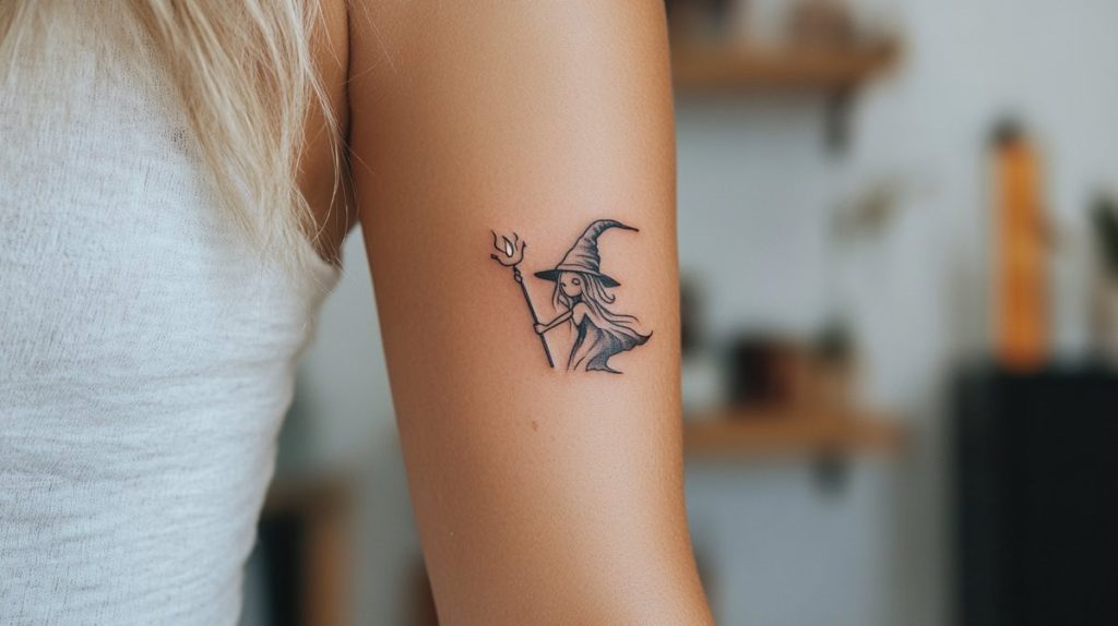 ideias de tatuagem de bruxa para inspiração