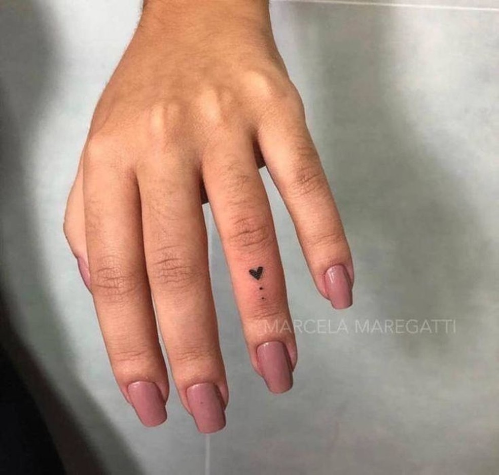 tatuagem de coração no dedo significado