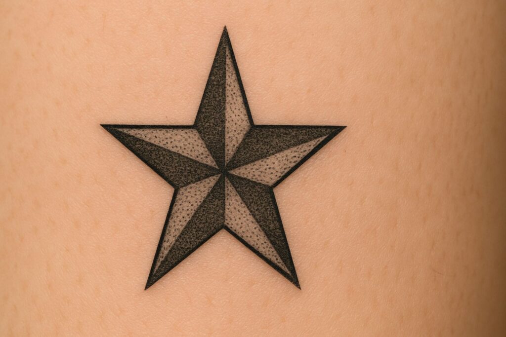 tatuagem de estrela