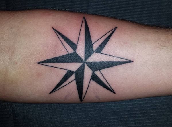 tatuagem de estrela