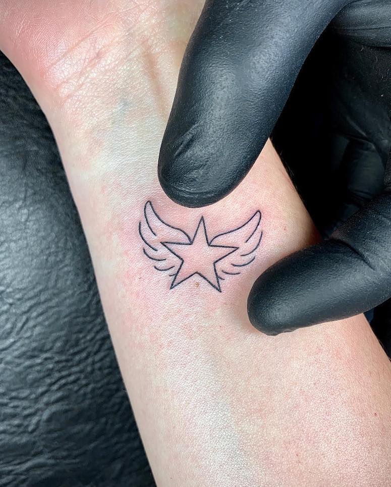 tatuagem de estrela