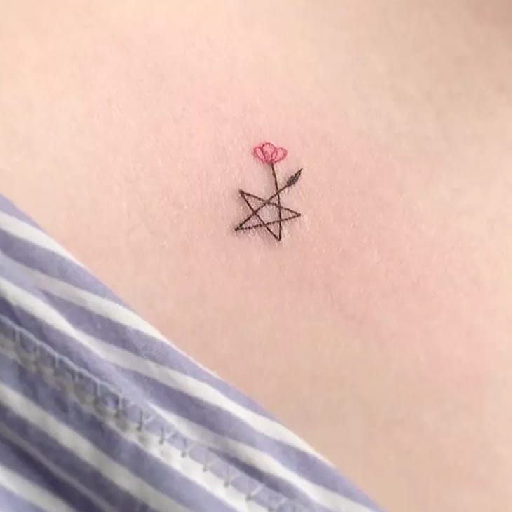 tatuagem de estrela