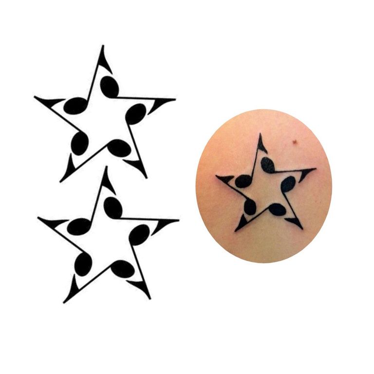 tatuagem de estrela