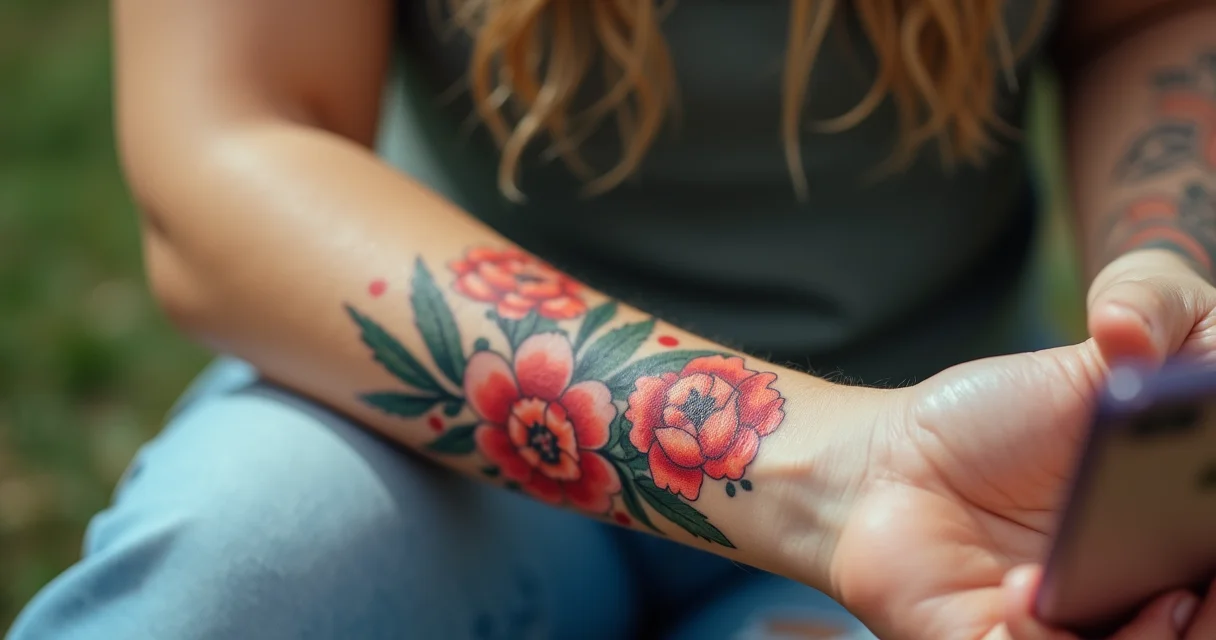 5 ideias de títulos para posts sobre tatuagens de flores no antebraço:
1. Tatuagens de Flores Delicadas no Antebraço: Guia Completo de Estilos e Significados
2. Fineline no Antebraço: A Elegância das Tatuagens de Flores em Traço Fino
3. Descubra o Significado das Flores Mais Populares para Tatuagens no Antebraço
4. Ideias Criativas de Tatuagens Florais para o Antebraço: Do Minimalismo ao Detalhe
5. Tatuagem Floral no Antebraço: Preto e Cinza vs. Aquarela - Qual Escolher?