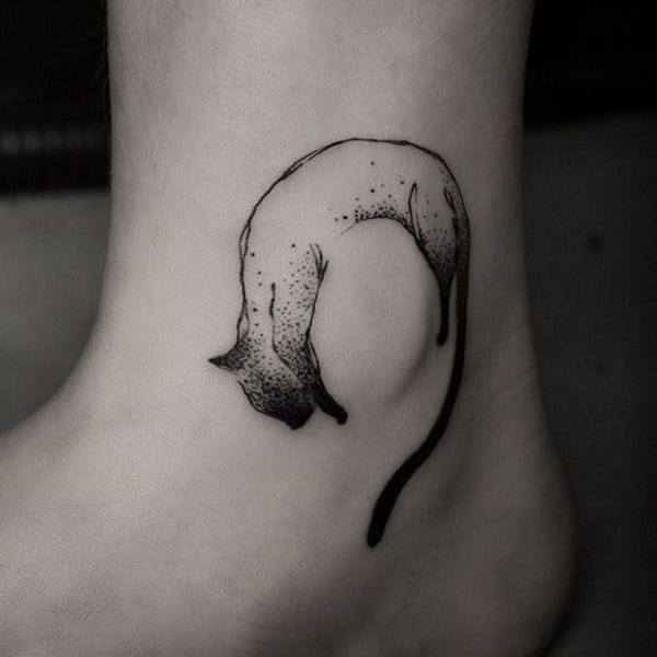 tatuagem de gatinho