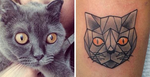 tatuagem de gatinho