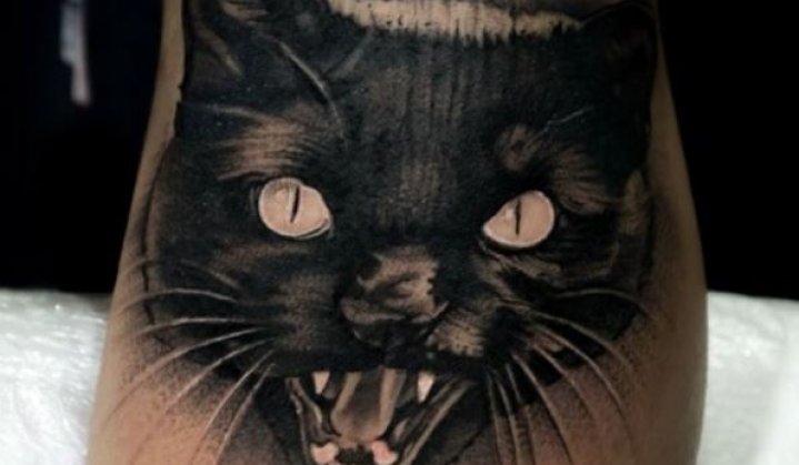 tatuagem de gatinho