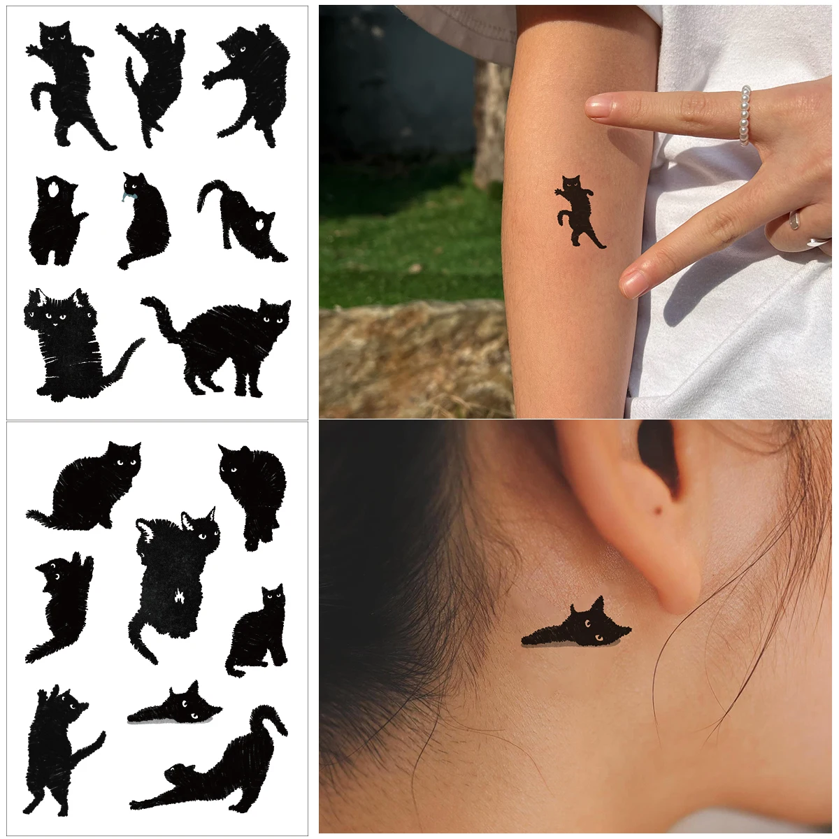 tatuagem de gatinho