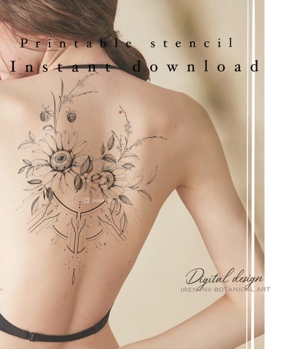 tatuagem de girassol