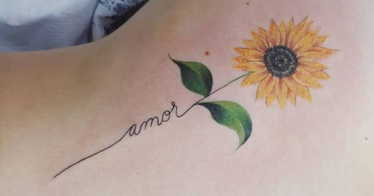 preço tatuagem girassol pequena