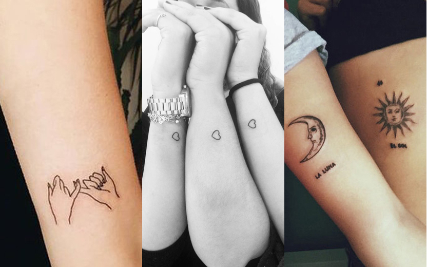 ideias de tatuagem de irmã para fazer juntas