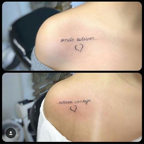 tatuagem de mãe e filha desenho
